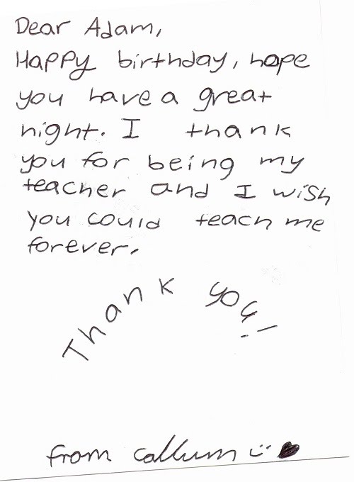 Student Expressing Appreciation and Thank-you Towards the Tutoring Class